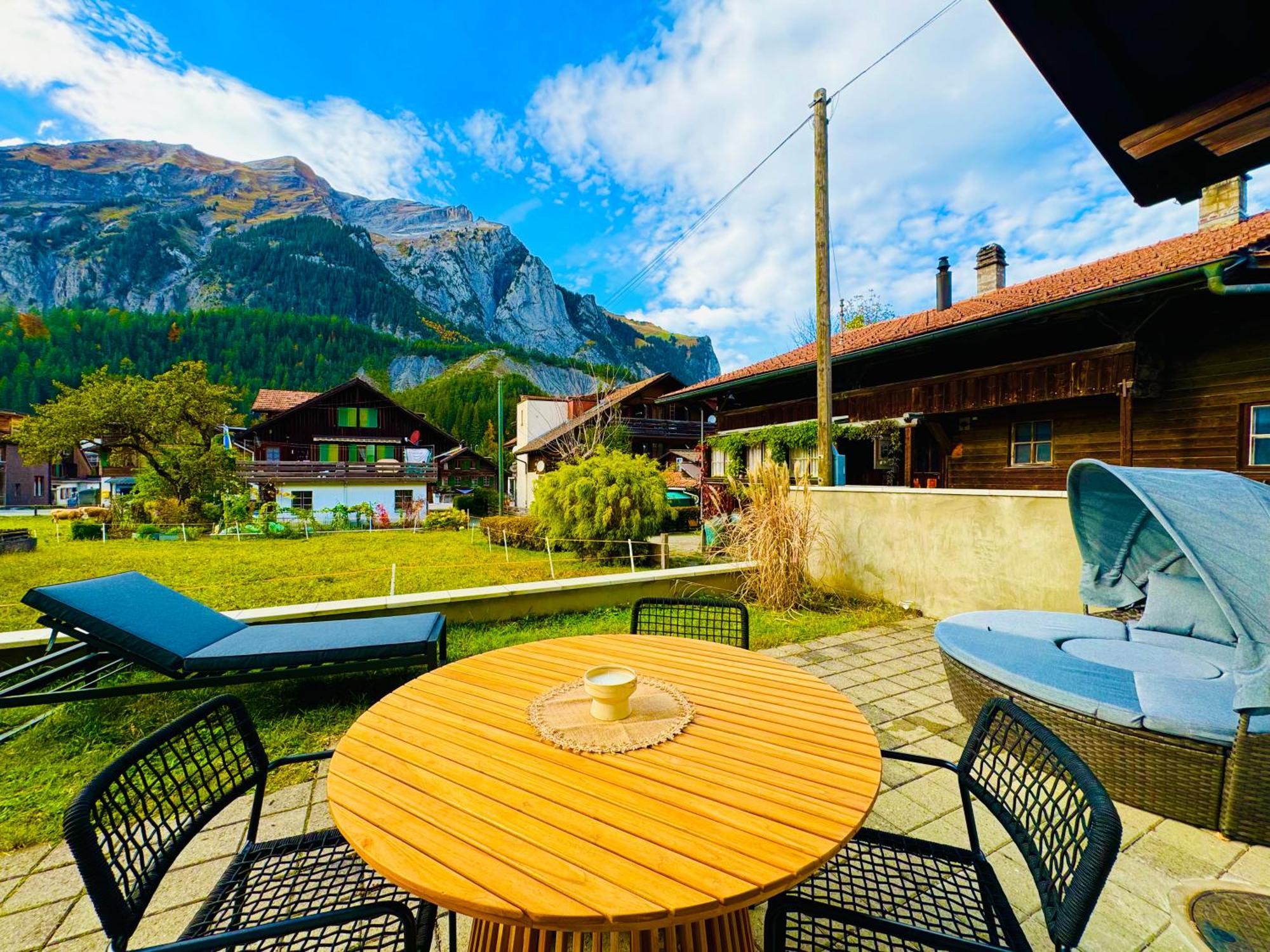 坎德施泰格Cute & Cozy Oasis, Private Afternoon Sun Terrace公寓 外观 照片